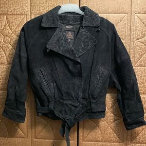 Vintage 80s suede jacket